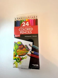24 Colored Pencils by Leisure Arts NIB  Pre-Sharpened Non Toxic - Picture 1 of 2