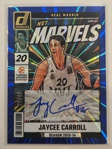2024-25 Turkish Airlines EuroLeague Jaycee Carrol Net Marvels Blue Auto 25/49 - Bild 1 von 1