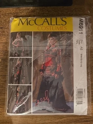 Steampunk Costume Sewing Pattern~Bolero Corset Skirt (Sizes 6-14) McCalls 6911 - Image 1 of 2