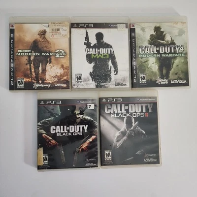 Lot of 5 PS3 PlayStation 3 Games - Call of Duty Bundle - Tested - Image 1 of 4
