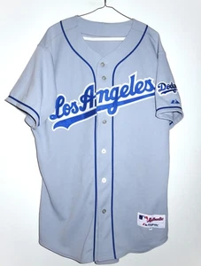 2004 - 2005 Majestic Authentic Los Angeles Dodgers Road Grey Trikot 44 Large - Bild 1 von 4