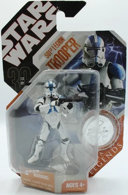 Star Wars 3.75 30 Aniversario 501ª Legión Soldado Clon Moneda Saga Leyendas  Foto 1 de 2