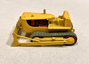 1960's Lesney Matchbox King Size D9 Caterpillar Tractor Dozer #3 w/ Orig Treads - Picture 1 of 6