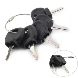Ignition Keys #14707 14607 5755124 8035807 8U-9569 940451 For JCB Equipment 5pcs - Picture 1 of 8