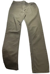 VTG Casual Pants Men’s Slim Fit Sz 30 x 31 Dark Gray 87% Organic Cotton Prana - Picture 1 of 11