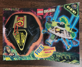 New Sealed Lego UFO 6999: Cyber Saucer With Promo mask