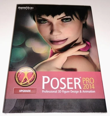 Poser Pro Upgrade 2014 Professional 3D Figure Design & Animation Software w/ Key - Image 1 of 4