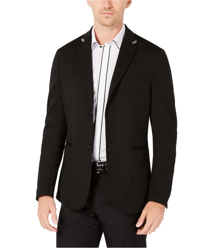 Ryan Seacrest Mens Knit Two Button Blazer Jacket - Image 1 of 1