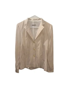 Vintage 90s Jil Sander Blazer Duster Jacket Size 36 Light Pink - Picture 1 of 6