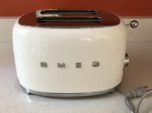 SMEG Toaster- For Parts Or Repair- Not Working White - Model # TSF01WHUS - Picture 1 of 9