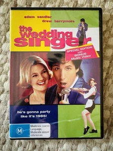 The Wedding Singer (DVD, 1997) - Adam Sandler - BRAND NEW & SEALED - REGION 4 - Picture 1 of 2