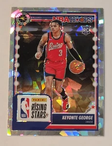 KEYONTE GEORGE RC 2023-24 Panini NBA Hoops Stock Premium - Ice Prizm #283 Jazz - Imagen 1 de 3