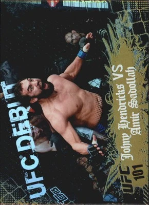 2010 Topps UFC Main Event Gold #125 Johny Hendricks/Amir Sadollah - UFC - Image 1 of 2