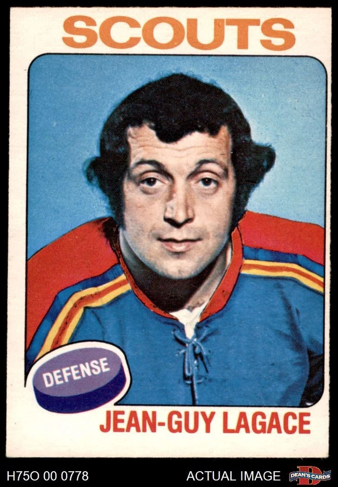 1975 O-Pee-Chee NHL #141 Jean-Guy Lagace Scouts 5 - EX - Image 1 of 1