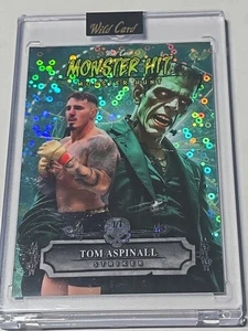2025 Wild Card Haunted Hits TOM ASPINALL 1/1 Monster Hit Frankenstein Disco  - Picture 1 of 7