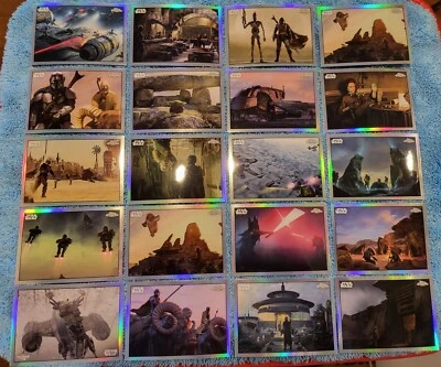 The Mandalorian TOPPS Chrome Concept Art Cards 25/25 IC-01 - IC-25 Complete Set - Image 1 of 4