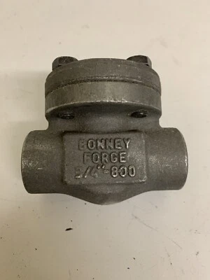 BONNEY FORGE HL41+SL 3/4" 800 A105N Piston Check Valve Thread End Bellows Sealed - Image 1 of 4