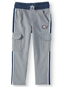 Garanimals Boys Gray Dinosaur Cargo Pocket Pull-on Pants Size 5, 8 - Picture 1 of 3