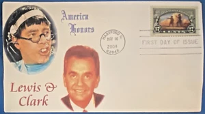 U.S. #3854 37¢ Lewis and Clark Booklet single FDC / First Day Cover Fill Color - Picture 1 of 2