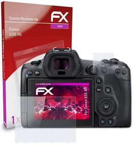 atFoliX Verre film protecteur pour Canon EOS R5 9H Hybride-Verre - Photo 1 sur 5