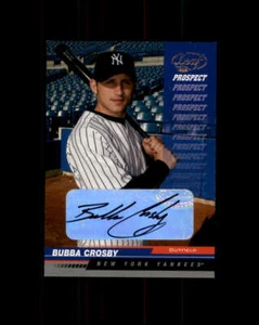 2005 Leaf Autographs #208 Bubba Crosby PROS (ref 164530) - Picture 1 of 2