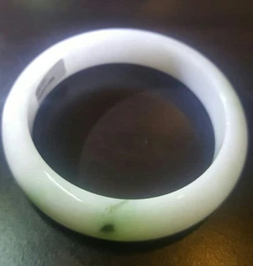 Zertifiziertes grünes Lavendel 100 % natürlich Klasse A Jade Armband 56,7 mm US-Verkäufer - Bild 1 von 3