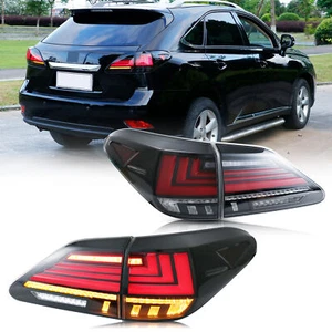 LED Tail Lights for Lexus RX350 RX450 2010-2015 Clear Rear Lamps Pair Assembly - Picture 1 of 5