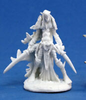 Reaper Miniatures 44073 Dark Elf Wizard Bones Black Plastic Mini