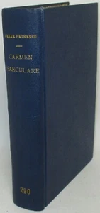Carmen Saeculare Hardcover Buch von Cezar Petrescu Rumänisches Lied der Zeit Vintage - Bild 1 von 20
