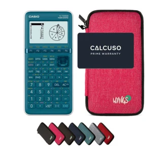 Casio fx-7400GIII incl. funda protectora WYNGS rosa - calculadora gráfica - conjunto básico - Imagen 1 de 6