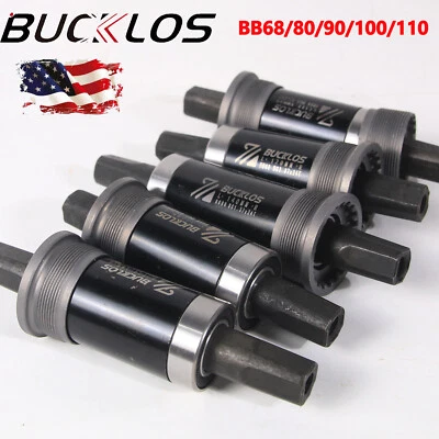 MTB Folding Bike Square Taper Bottom Bracket BB68 Crank ISO Bearings For Shimano - Image 1 of 4