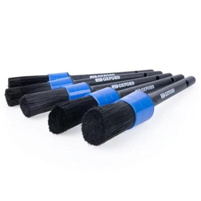 Oxford Motorcycle Detailing Brushes Motorbike Scooter Cleaning Brush Set - Image 1 of 3
