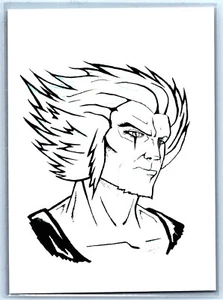 Lion-O Thundercats Sketch Card - Scott Sketches Trading Card Print Fan Art - Picture 1 of 2