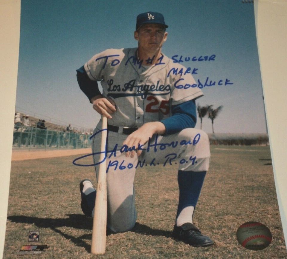 FRANK HOWARD / L A DODGERS /  8 X 10  COLOR  AUTOGRAPHED  PHOTO - Image 1 of 1