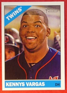 2015 Topps Heritage Kennys Vargas #165 (Twins) NM+ - Picture 1 of 1