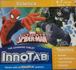 Vtech Innotab Marvel Ultimate Spider-Man Science 4-7 Years Learning Tablet NEW - Picture 1 of 2