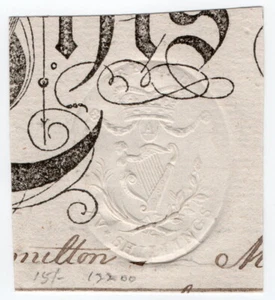 (I.B) QV Revenue : Ireland Impressed Duty 15/- - Picture 1 of 1