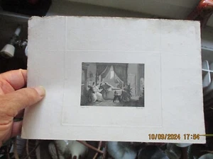 Alte edle Gravur Gentleman et Demoiselles: Choquet Del - Rubierre - Bild 1 von 5