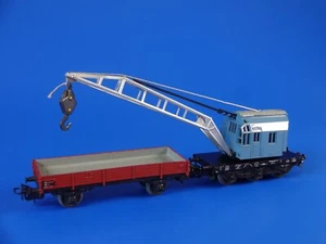 MARKLIN H0 - 4611 - Crane Car + Flat Wagon 4503 (97)/ EXC - Picture 1 of 3