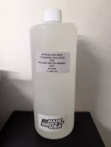 SOLUCIÓN DE LIMPIEZA CON DISOLVENTE FUERTE PARA ROLAND MUTOH MIMAKI Y EPSON (1.000 ml) - Imagen 1 de 1