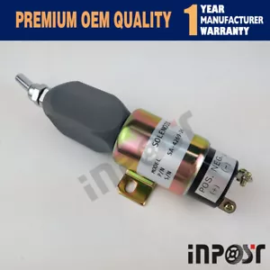 Solenoid for Komatsu PC78US-6 PC60-7 PC128UU-1 PC75UU-2 Excavator with S4D95L - Picture 1 of 5