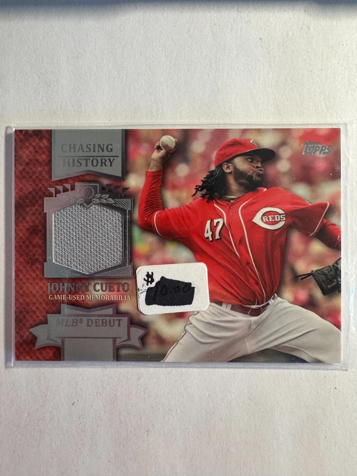K276,769 - 2013 Topps Chasing History Relics #JC Johnny Cueto - Image 1 of 1