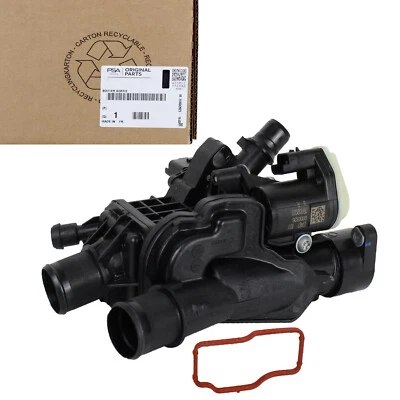 Original Citroen Peugeot Thermostat + Thermostatgehäuse 9849443980 2.0 BlueHDi - Bild 1 von 4