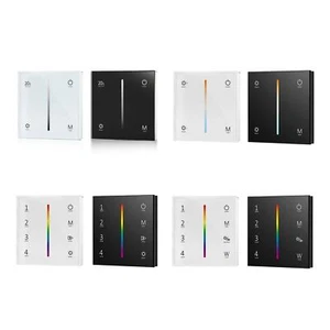 Wall Touch Panel LED Controller for Solid Color/CCT/RGB/RGBW LED Strips Light - Picture 1 of 17