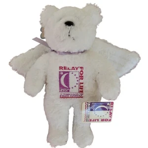 De Colección 2002 Original Santo Ángel Oso Relevo para Vida Cáncer Biblia Cita Amor Regalo - Imagen 1 de 7