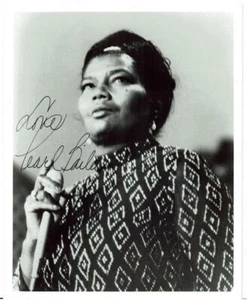 Pearl Bailey signed 8x10 b&w photo photograph Actress Singer (1918 - 1990) - Picture 1 of 1