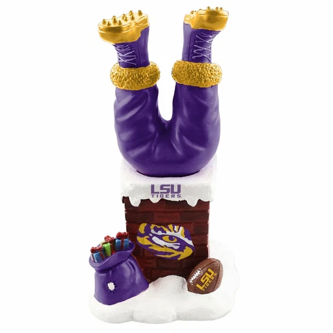 Santa Claus LSU Santa Legs Chimney Bobblehead (Bobble Legs) NCAA Cover