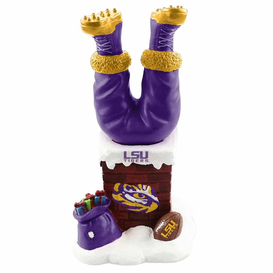 Santa Claus LSU Santa Legs Chimney Bobblehead (Bobble Legs) NCAA - Image 1 of 1