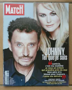 Paris Match No. 2628 Johnny Hallyday Laetitia John Travolta Abbe Pierre Hossein - Picture 1 of 1