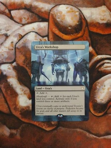 Magic the Gathering Urza's Workshop Hand Painted Unique Custom MTG Alter - Picture 1 of 1